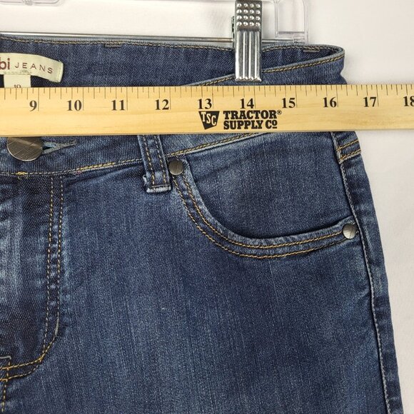 Cabi Boot Cut Jeans Women's 10 Dark Wash Mid Rise Preppy Style #333L - Picture 5 of 10